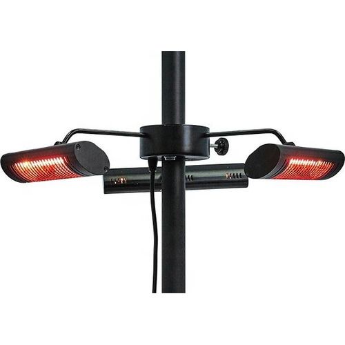 Sonnenschirmheizung XXL 3x1000W Terassenstrahler Hellstrahler Heizstrahler