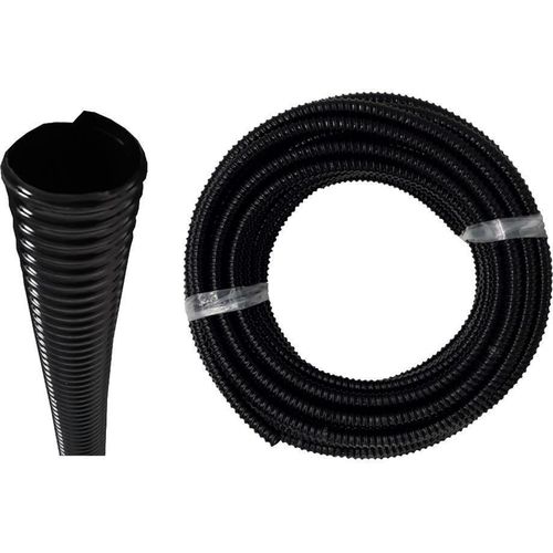 Spiralschlauch Förderschlauch Ansaugschlauch Ø19mm schwarz 30m Poolschlauch