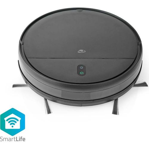 NEDIS Staubsaugerroboter mit Wischfunktion 230ml GoogleAss 2500mAh WIFIVCR001CBK