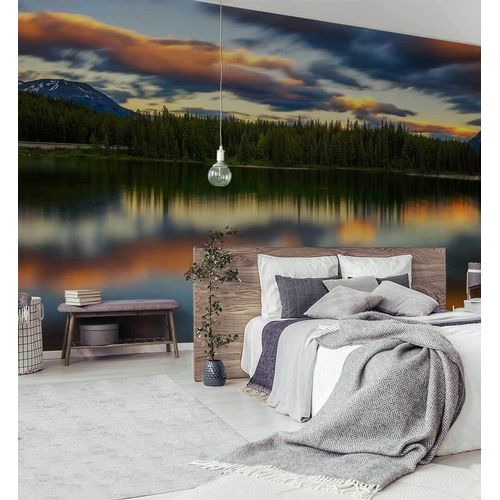 Fototapete Sonnenaufgang Herbert See, Material:Klassik 150g/qm, Größe Tapete:520 x 300cm