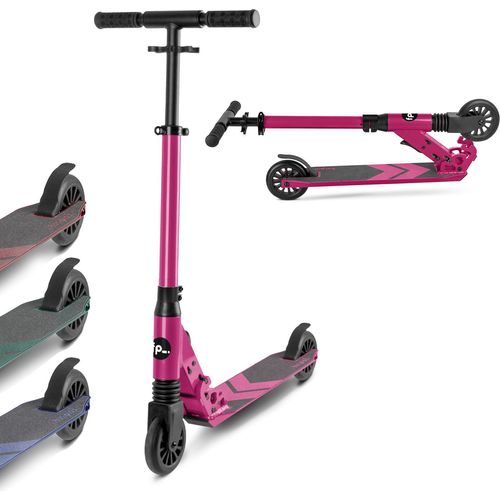 Fun Pro THREE Roller, Scooter für Kinder & Jugendliche, Stadtroller für Erwachsene, Tretroller Klappbar, Cityroller für Jungen und Mädchen, City Roller mit 2 PolyurethanRollen, Roller für Kinder ab 6 Jahren