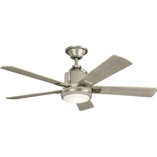 Deckenventilator mit Beleuchtung CORI Fernbedienung Ø132cm LED Shabby Weiß Wohnzimmer
