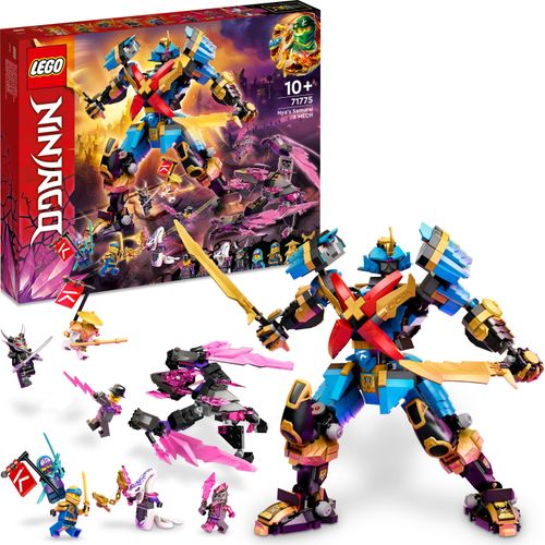 LEGO 71775 NINJAGO Nyas Samurai-X-Mech, Actionfiguren-Set
