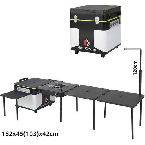 Campingtisch Outdoor Campingkocher Campingbox Campingküche Küchenbox