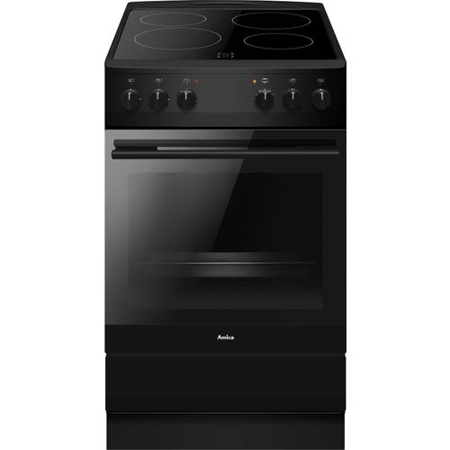 Amica - SHC 11509 SM - Standherd - Ceran - Schwarz - 50 cm
