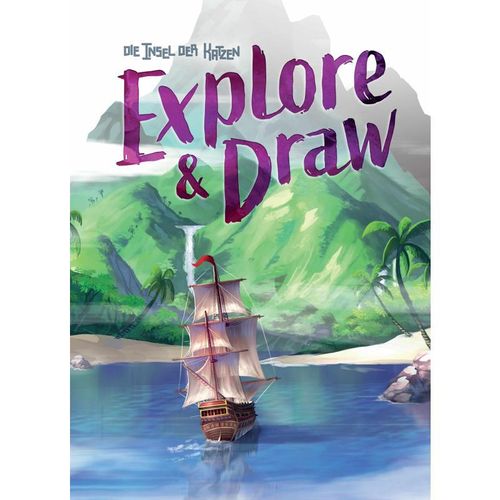 SKE48251 - Explore & Draw - Die Insel der Katzen, ab 8 Jahren (DE-Ausgabe)