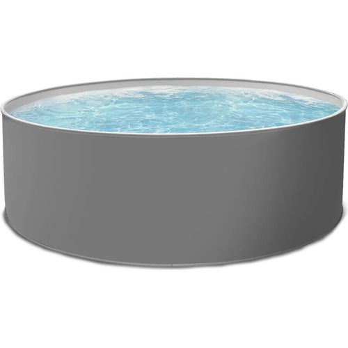 Rundpool GRIZA Stahlwandpool rund 450 x 120 cm Einzelbecken