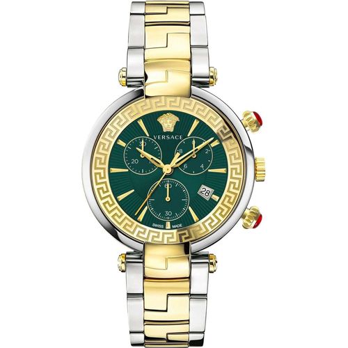 Versace Herren Uhr Armbanduhr Chronograph REVIVE VE2M00521 Edelstahl