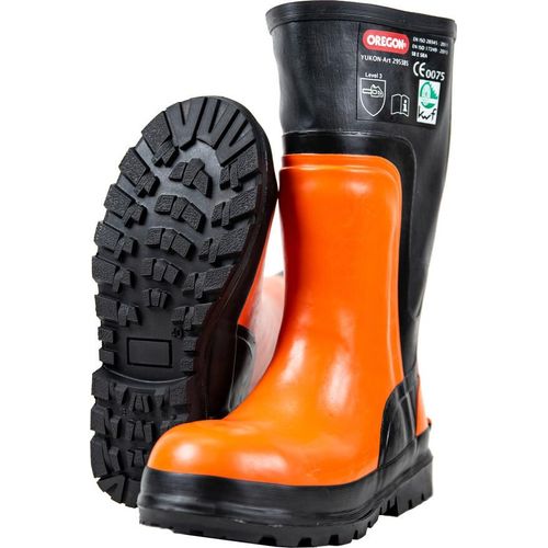 Oregon Kettensägen Schnittschutzgummistiefel mit Stahlkappen Oregon, 45