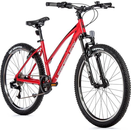 26 Zoll Alu Leader Fox MXC Lady MTB Fahrrad 8 Gang Mountain Bike Rh 36 cm Rot