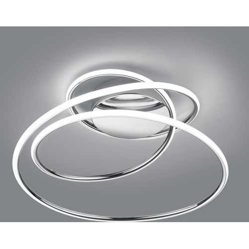 Reality Leuchten Deckenleuchte BOLOGNA BHT 50x28x48 cm silber Deckenlampe