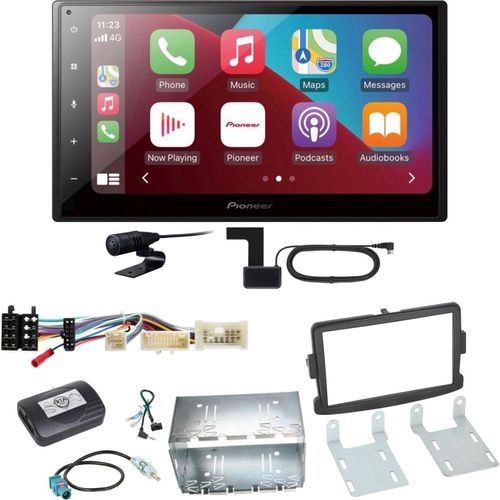 Pioneer SPH-DA160DAB USB MP3 DAB+ CarPlay Einbauset für Renault Captur Master