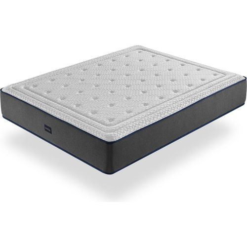 Matratze 100X200 OLYMPO SPRING, Hohe 30 CM, viskoelastisch, Ergonomisch, hybird und Taschenfedern. Mittlere Hartegrad H3