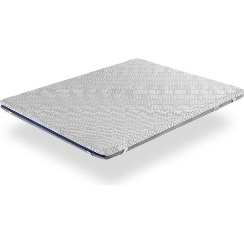 Topper 150X180 JENO, Hohe 8 CM, viskoelastisch, Abnehmbar und adaptiv. Mittlere Hartegrad H3
