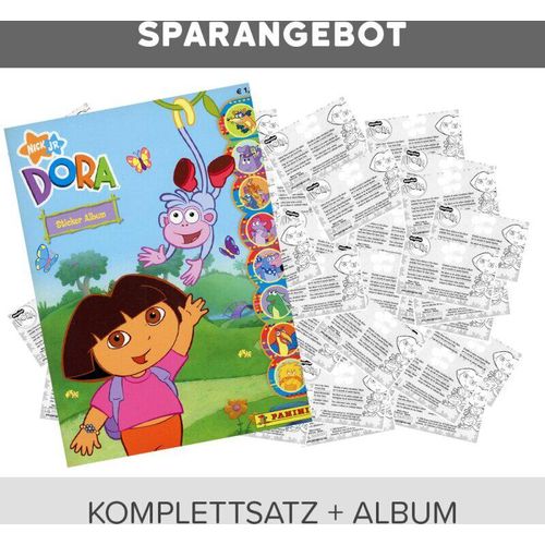 Dora - Sammelsticker - Komplettsatz + Album