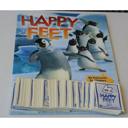 Happy Feet - Sammelsticker - Komplettsatz + Album
