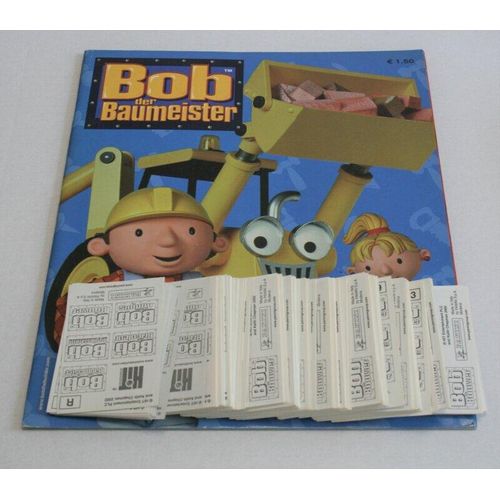 Bob der Baumeister - Sammelsticker - Komplettsatz + Album