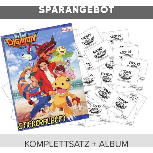 Digimon, Data Squad - Sammelsticker - Komplettsatz + Album
