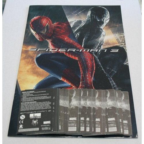 Spider-Man 3 - Sammelsticker - Komplettsatz + Album