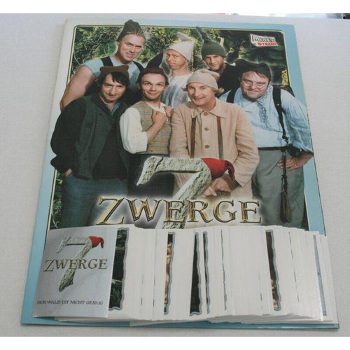 7 Zwerge Der Wald ist nicht genug - Sammelsticker - Komplettsatz + Album