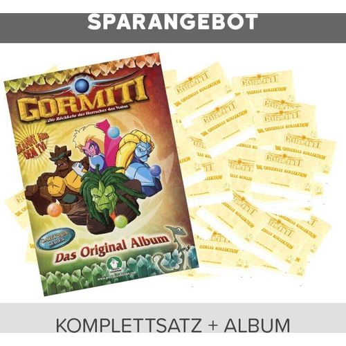Gormiti, die Rückkehr der Herrscher der Natur - Sammelsticker - Komplettsatz + Album