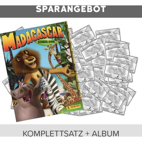 Madagaskar - Sammelsticker - Komplettsatz + Album