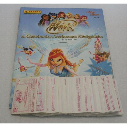 Winx Club Das Geheimnis des Verlorenen Königreichs - Sammelsticker - Komplettsatz + Album