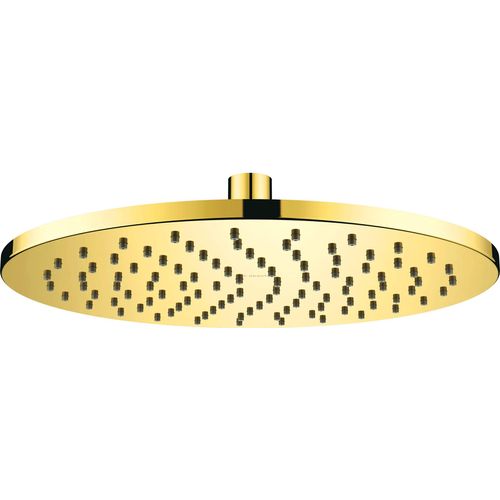 Messing-kopfbrause rund 250 mm Gold