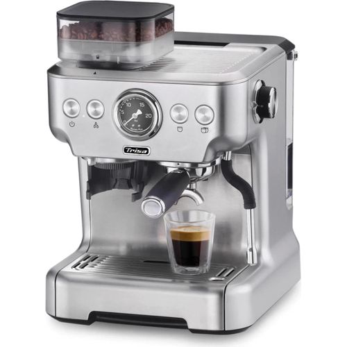 Trisa Barista Plus silber 6219.7512 Siebträgermaschine Milchaufschäumdüse Dualboiler