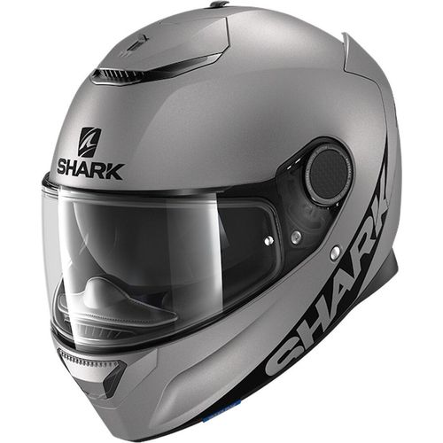 Shark Spartan Blank Mat Helm, silber matt, XS (53/54)