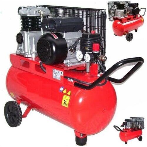 Druckluft Kompressor 230V 50L Werkstattkompressor 40359 Kolbenkompressor fahrbar