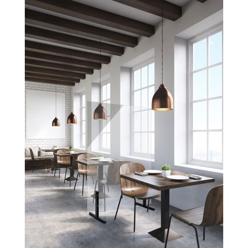 Edle Spuckwand/ Trennwand Virenschutz 1,60m x 1,20m - 6mm ESG Sicherheitsglas