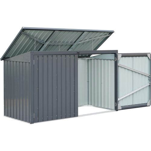 Mülleimer-Garage3 Mülltonne233 x 101 x 113/134 cmBeschaffungsartikel