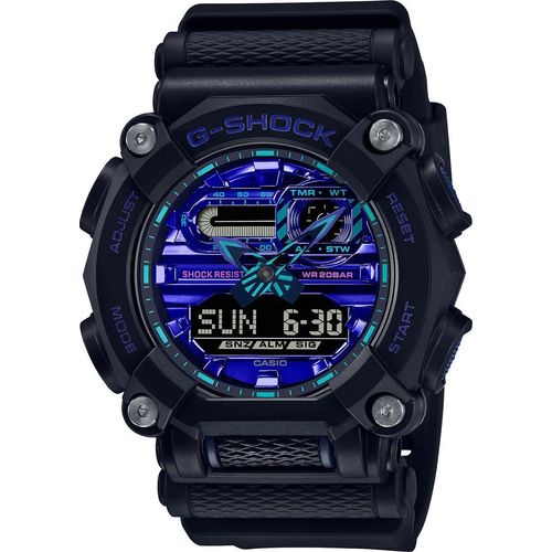 Casio G-shock Herren Analog Digital Uhr - Blau | GA-900VB-1AER