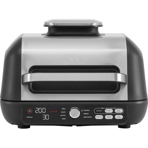 Ninja Foodi MAX PRO AG651EU Silber / Schwarz - Heißluftfrittuse & Elektrogrill