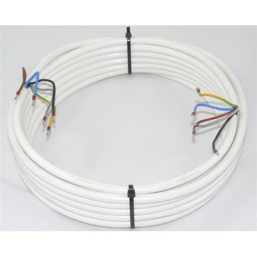 Herd-Anschlussleitung Weiß H05VV-F 5G1,5 5x1,5 1-50m, Länge:40m