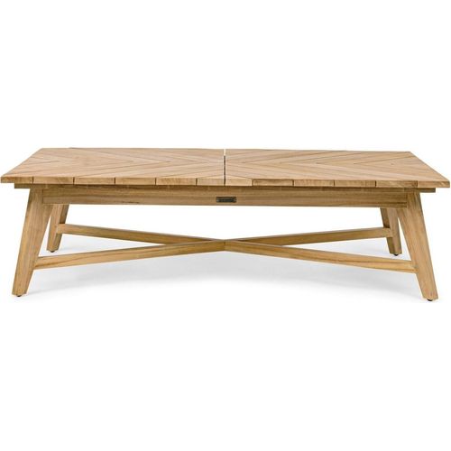 Couchtisch Coachella 120 x 70 x 33 cm Teakholz Beistelltisch
