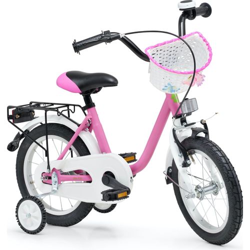 Qualitäts Kinderfahrrad 12 Zoll matt Pink Mädchen Kinderrad Fahrrad ab 3 Jahre