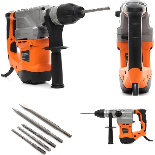 Kraft&Dele Abbruchhammer 2400W Stemmhammer Meißelhammer Schlaghammer SDS +
