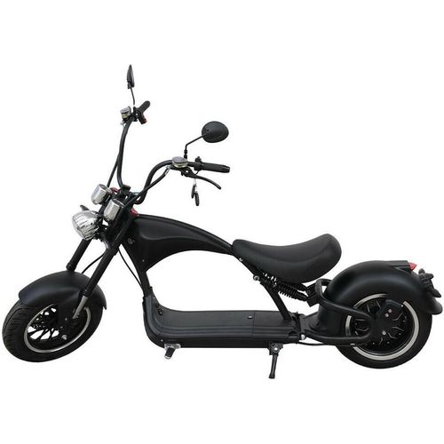 Elektroroller mit Straßenzulassung Chopper X9, 30Ah, Federung, Lithium-Ionen-Akku, E-Roller 45 km/h, 3000 Watt