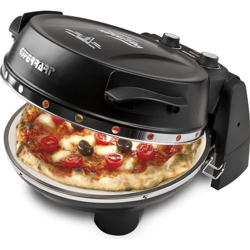G3Ferrari G1003210 Pizzaofen Napoletana schwarz mit 2 Pizzasteinen