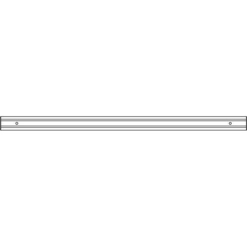 Orga-Schiene 180cm ohne Halterung silber