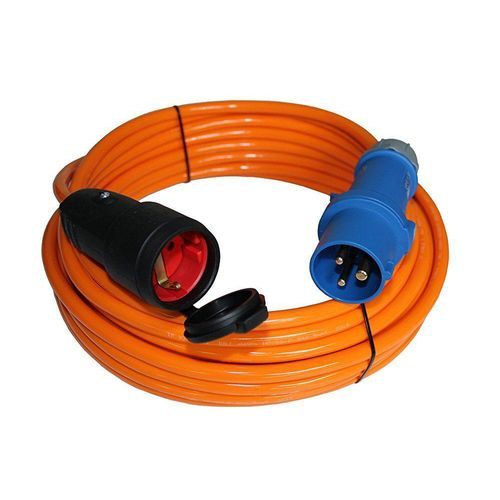 Adapterkabel CEE MENNEKES Stecker auf Schuko H07BQ-F Camping 3G1,5 / 3G2,5 5-50m, Querschnitt:3x1.5mm², Länge:45m