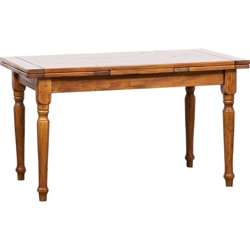 Massivholz tische 160x90x80 cm, Esstisch ausziehbar massiv, Esstisch landhausstil, Braun