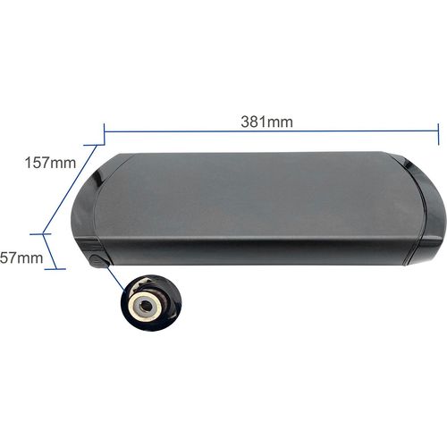 Heckträger Elektrofahrrad 2-poliger Stecker Akku Li-Ion 36V - 13Ah Wall-E Phylion E-Bike OHNE Halterung