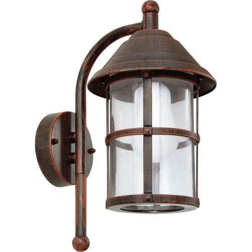 Außenwandleuchte IP23 E27 Glas Metall Maritim Hof Haus Wandleuchte außen