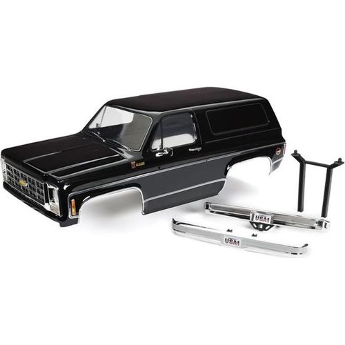 Traxxas TRX8130T Karo Chevrolet Blazer 1979 schwarz (komplett mit Anbauteile)