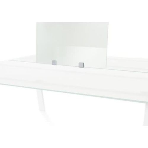 Trennwand 40x70cm Glas (Einzeltisch Glasplatte)