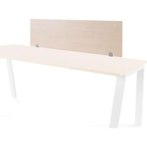 Trennwand 40x136cm Melamin buche (Einzeltisch Melaminplatte).