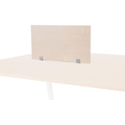 Trennwand 40x70cm Melamin buche (Einzeltisch Melaminplatte).
